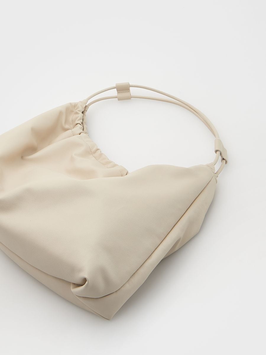 Soft shoulder bag - cream - RESERVED - 3