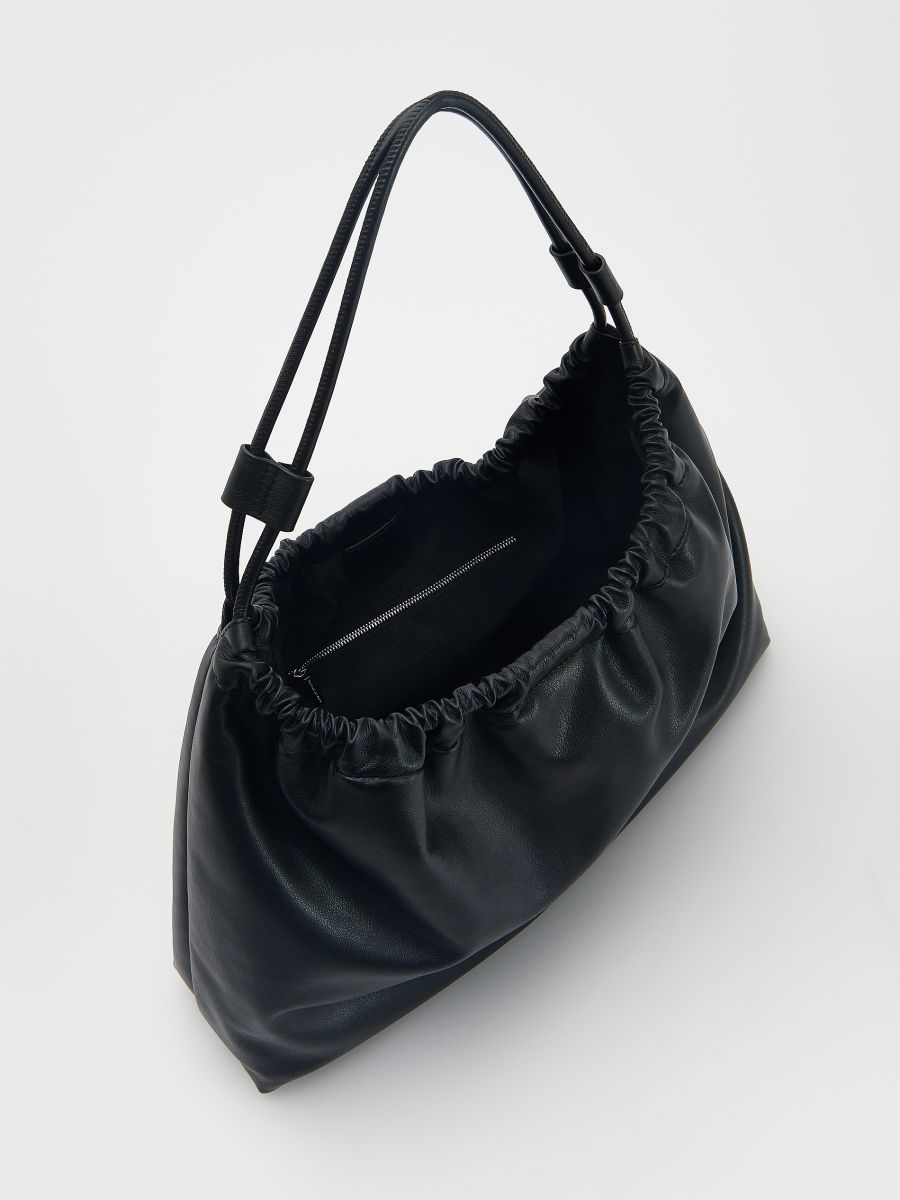 Soft shoulder bag - black - RESERVED - 3