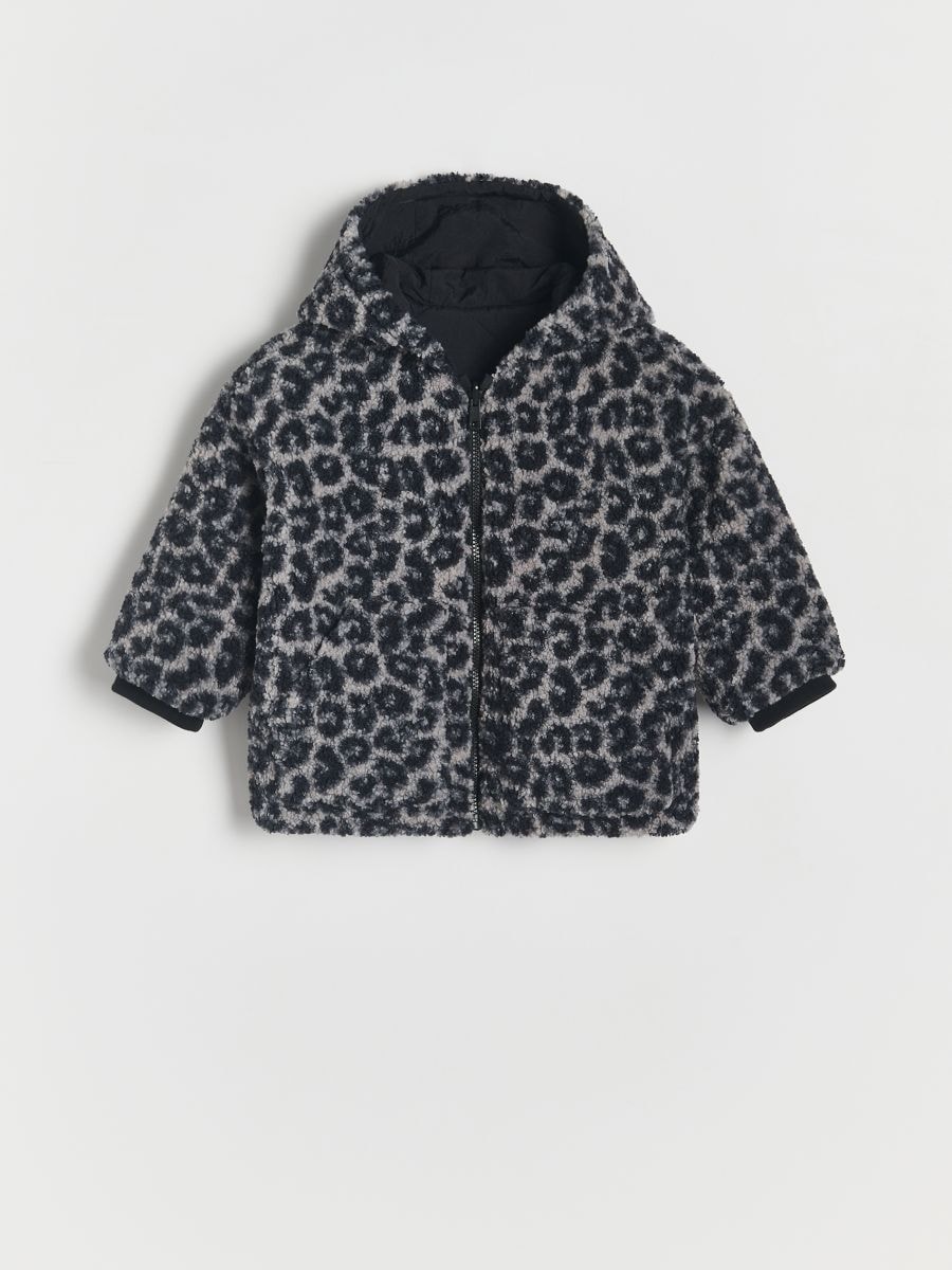 Reversible jacket with hood - black - RESERVED - 4