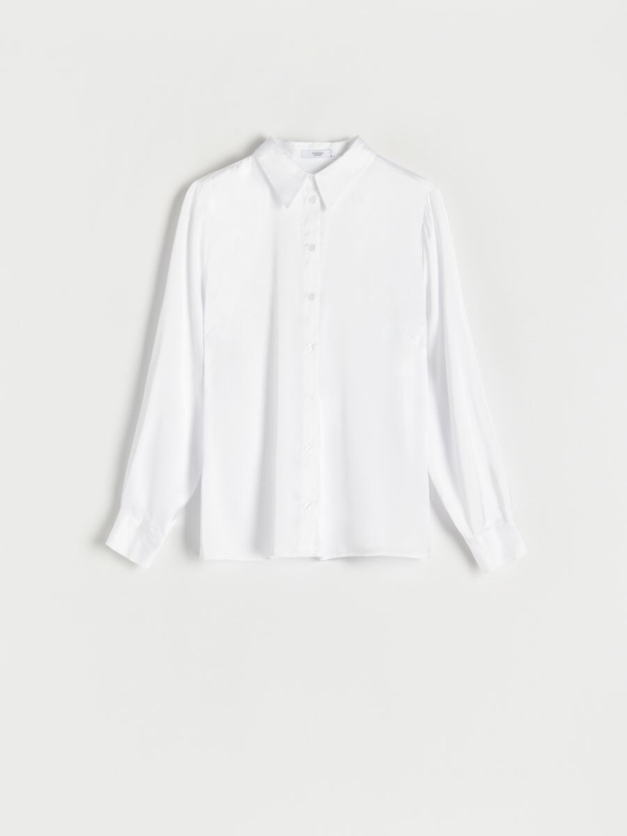 Plain shirt - cream - RESERVED - 4