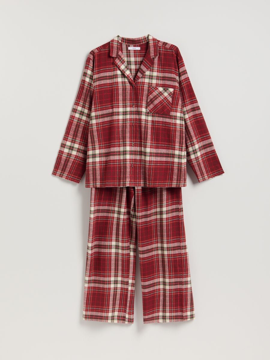 LADIES` PYJAMA - red - RESERVED