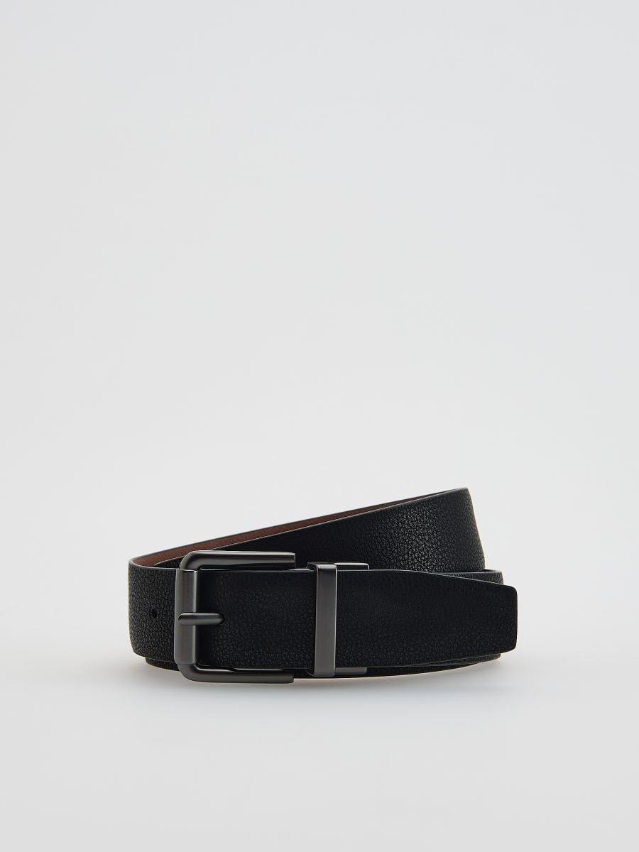 Belt with rotating buckle - black - RESERVED