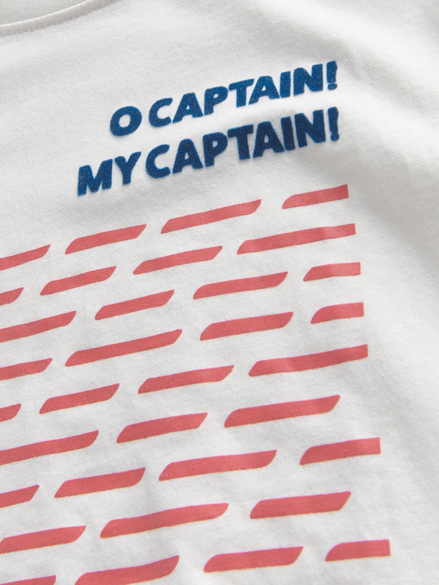 T-shirt with print - cream - RESERVED - 2
