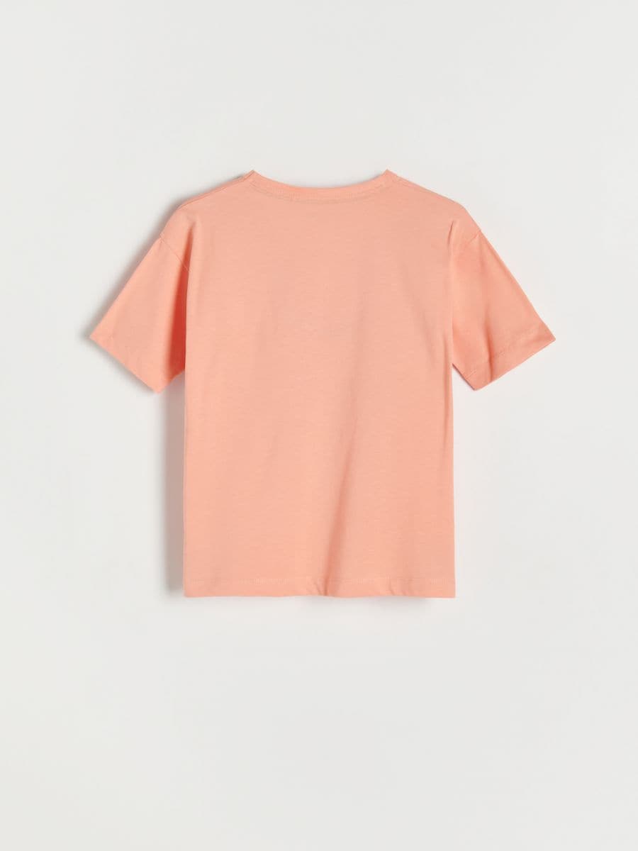 T-shirt with print - peach - RESERVED - 3