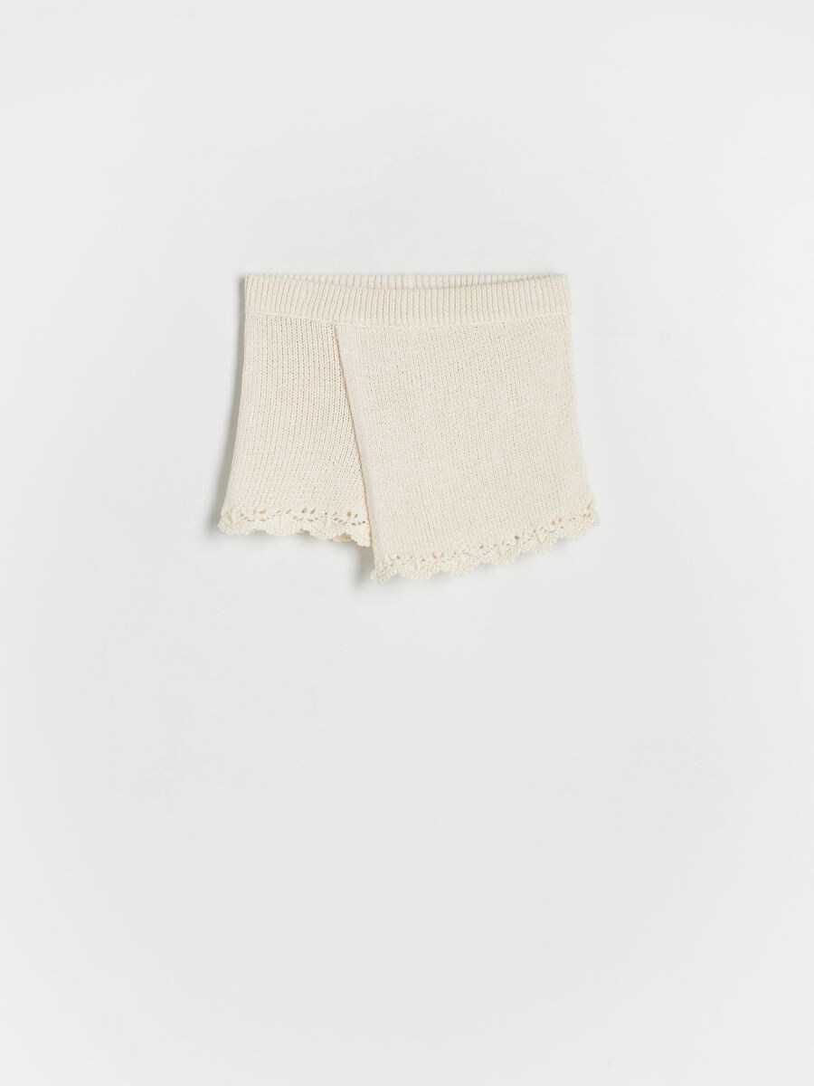 Tricot short - CRÈME - RESERVED