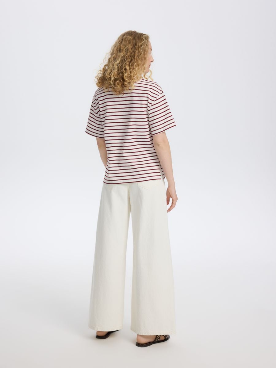 Stripe cotton T-shirt - multicolor - RESERVED - 6