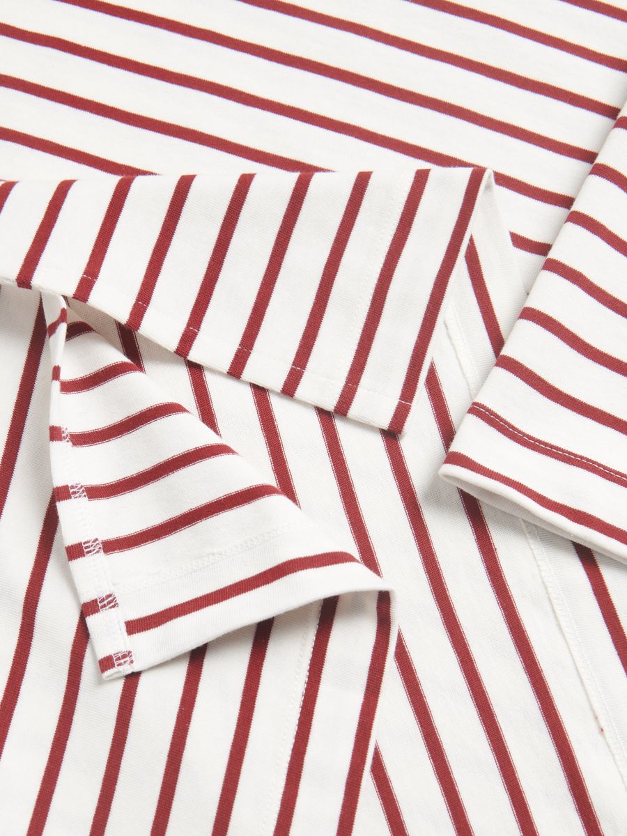 Stripe cotton T-shirt - multicolor - RESERVED - 7