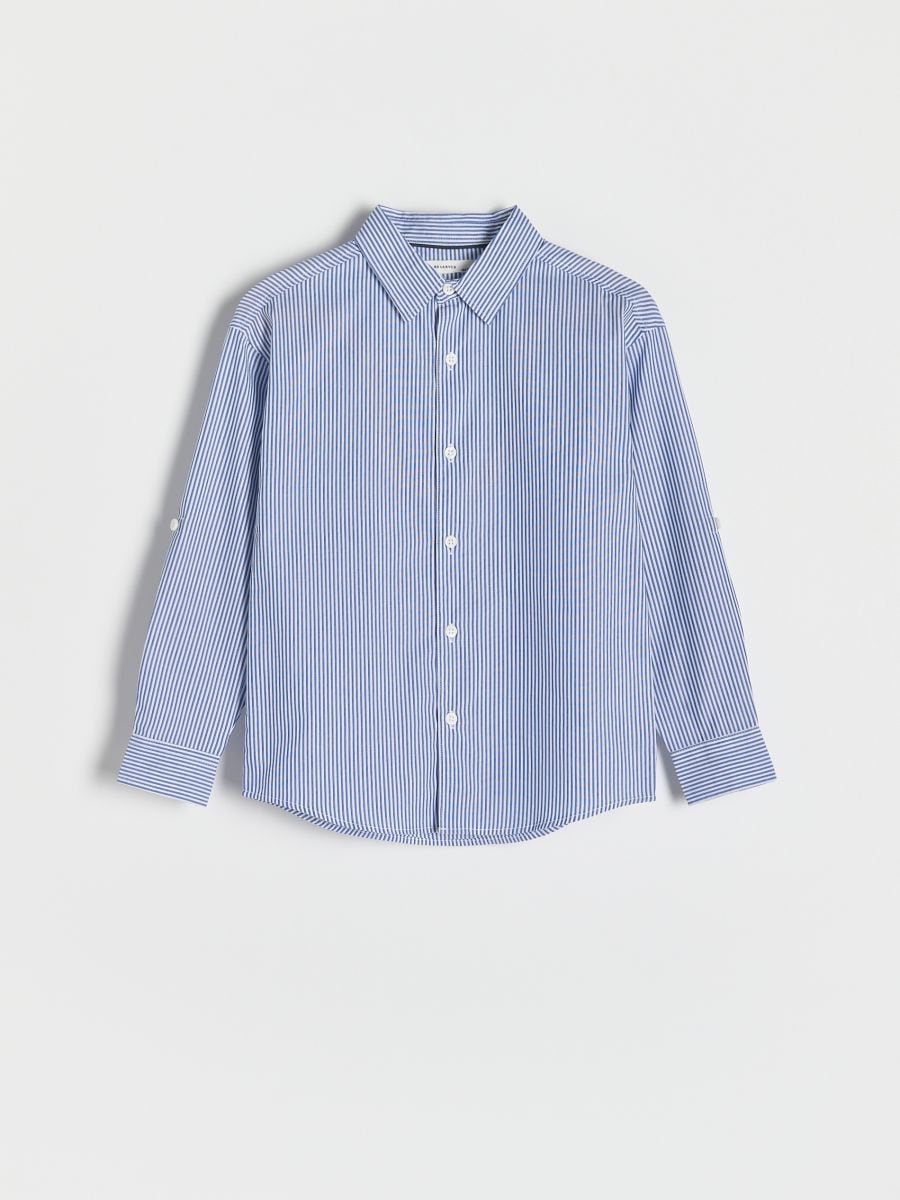 Regular fit overhemd - blauw - RESERVED - 2