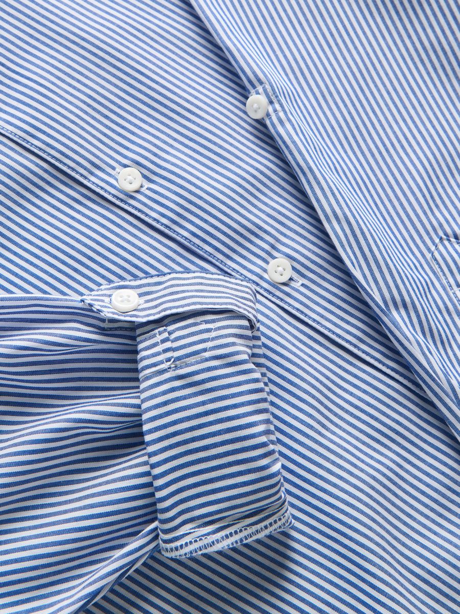 Regular fit overhemd - blauw - RESERVED - 3