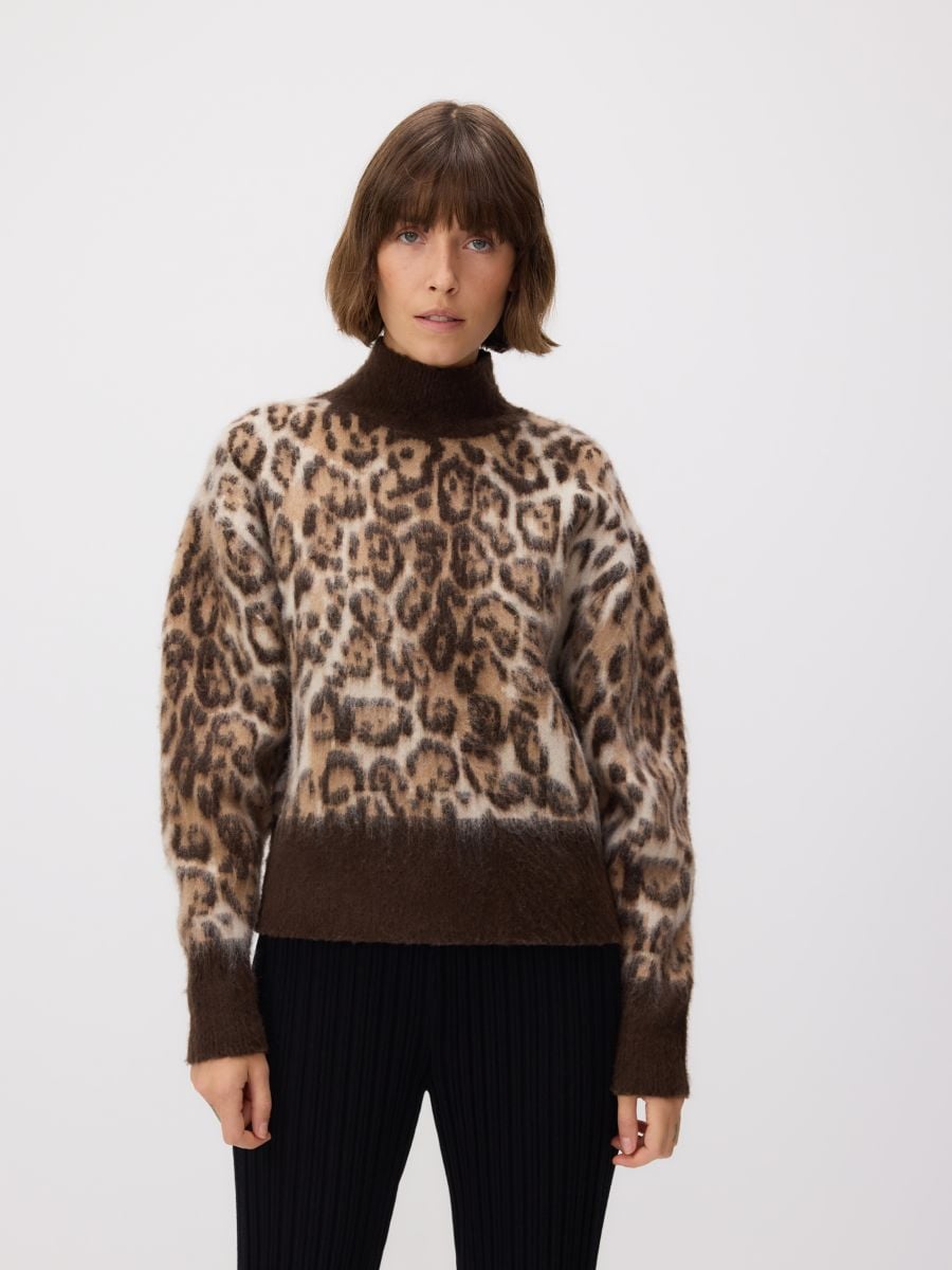 Wool blend jumper - multicolor - RESERVED - 3