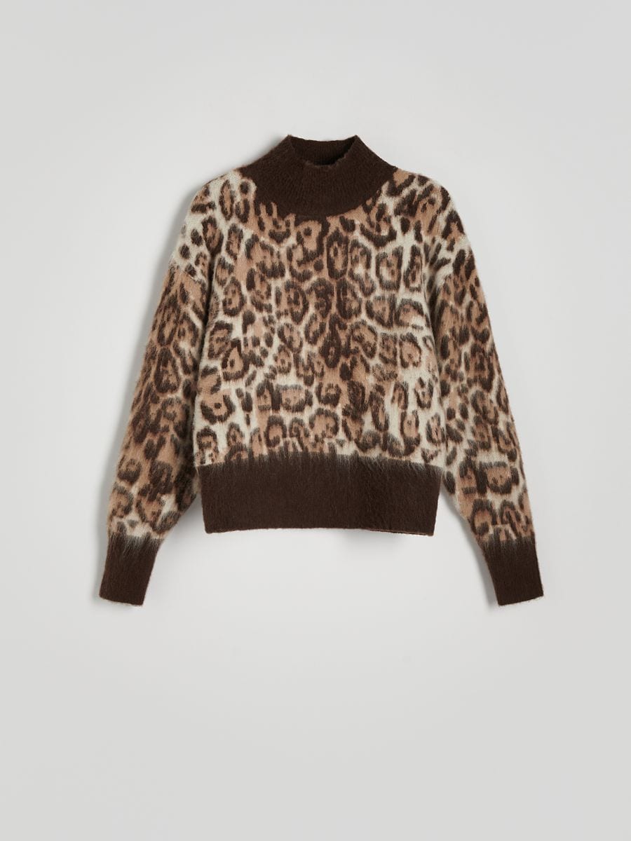 Wool blend jumper - multicolor - RESERVED - 5