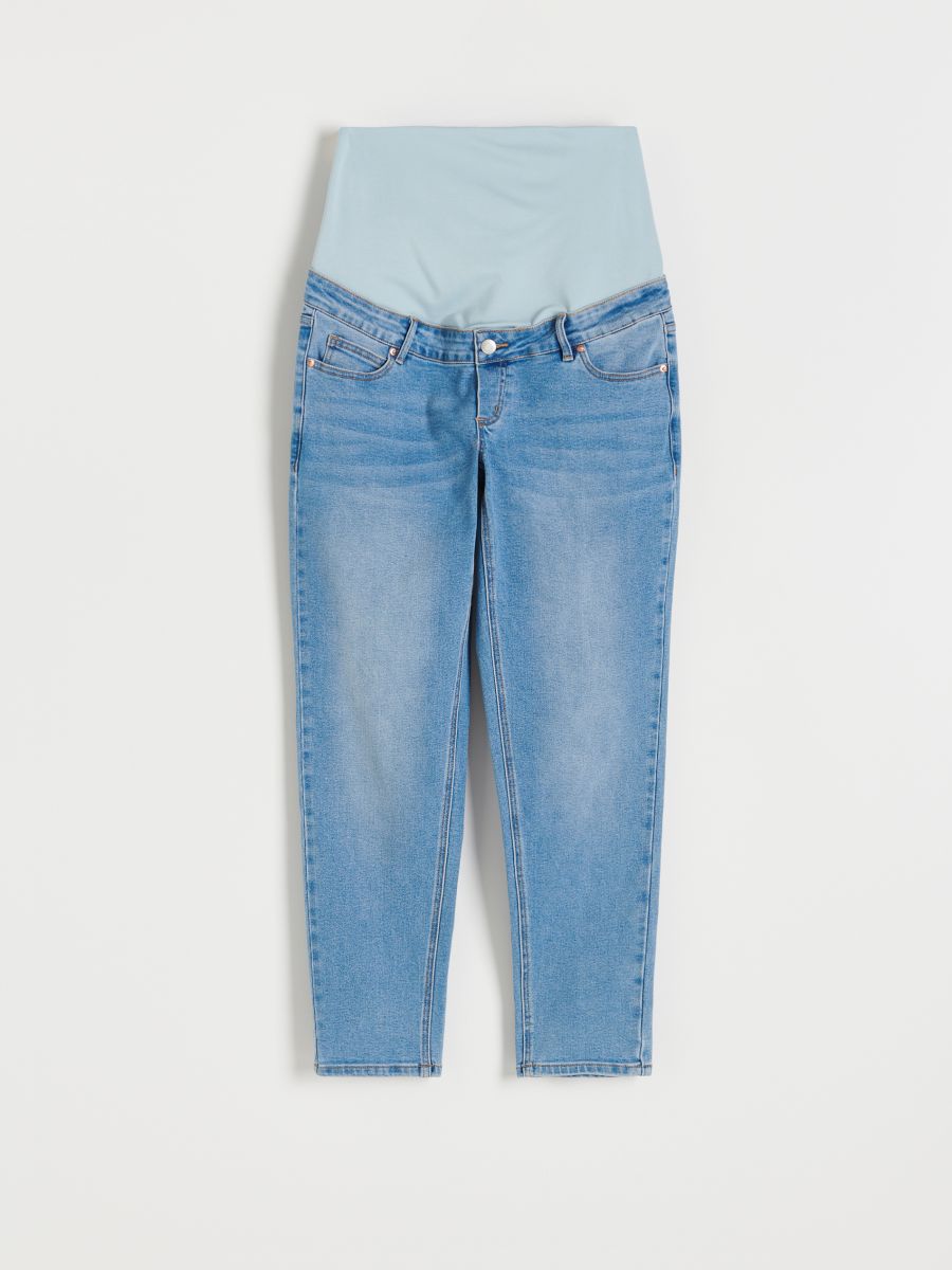 Jeans mom fit - AZUL - RESERVED
