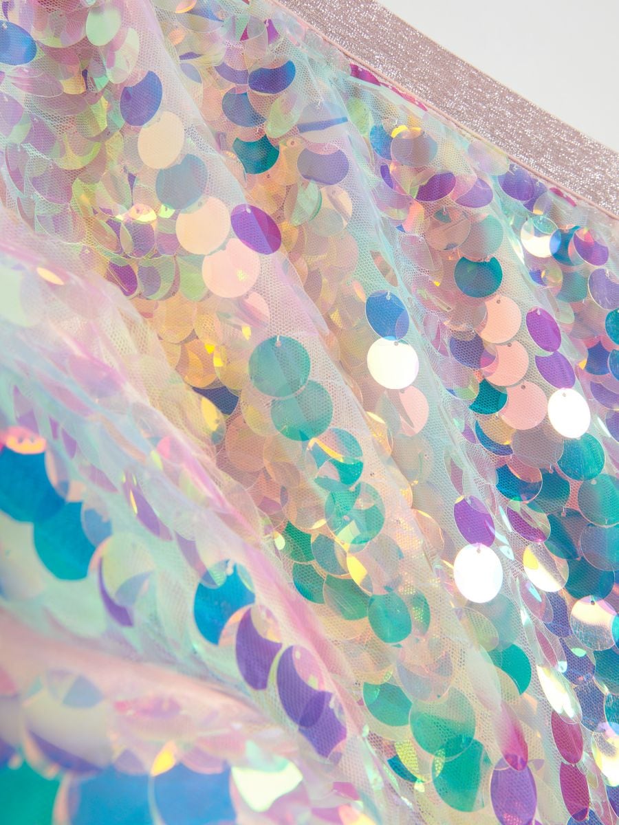 Sequin skirt - multicolor - RESERVED - 5