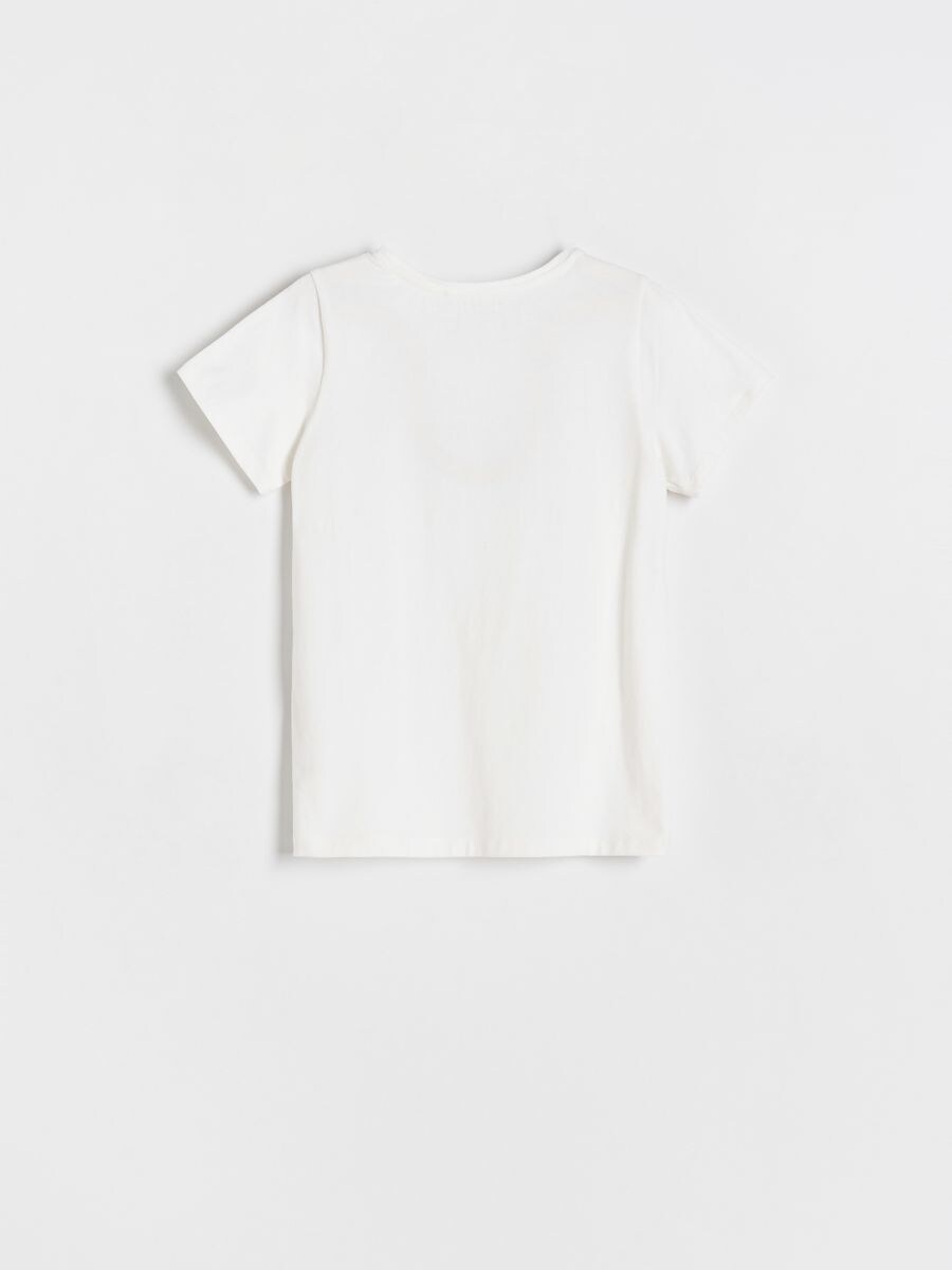 T-shirt with print - beige - RESERVED - 5