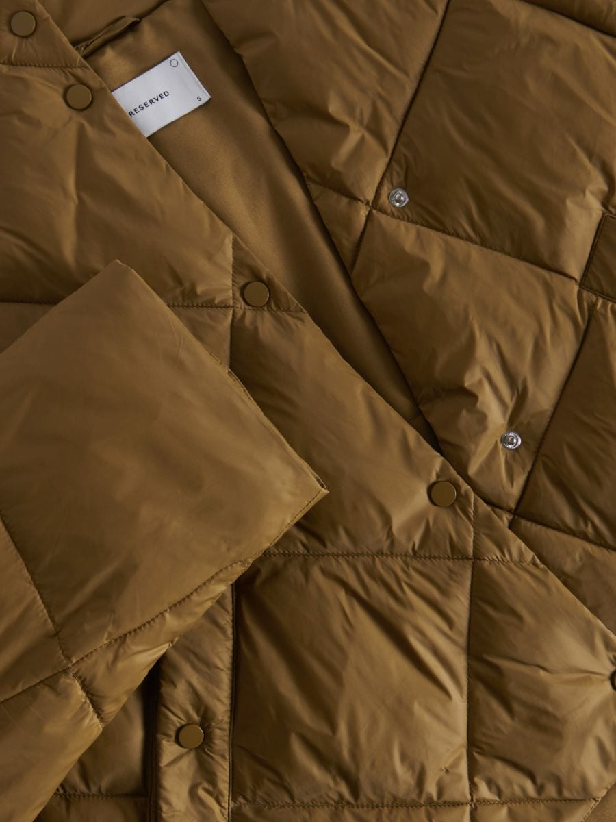 Steppjacke - gelbgrün - RESERVED - 6