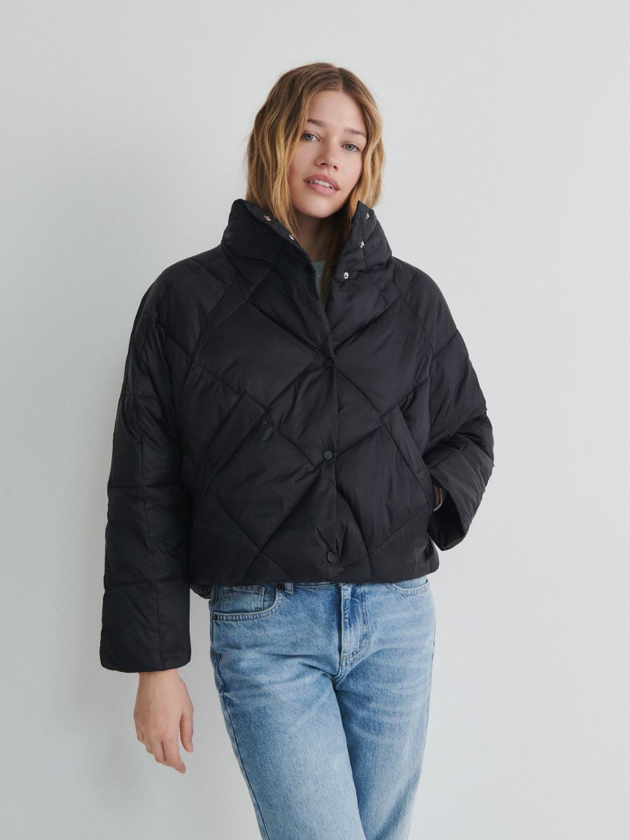 Steppjacke - schwarz - RESERVED - 2