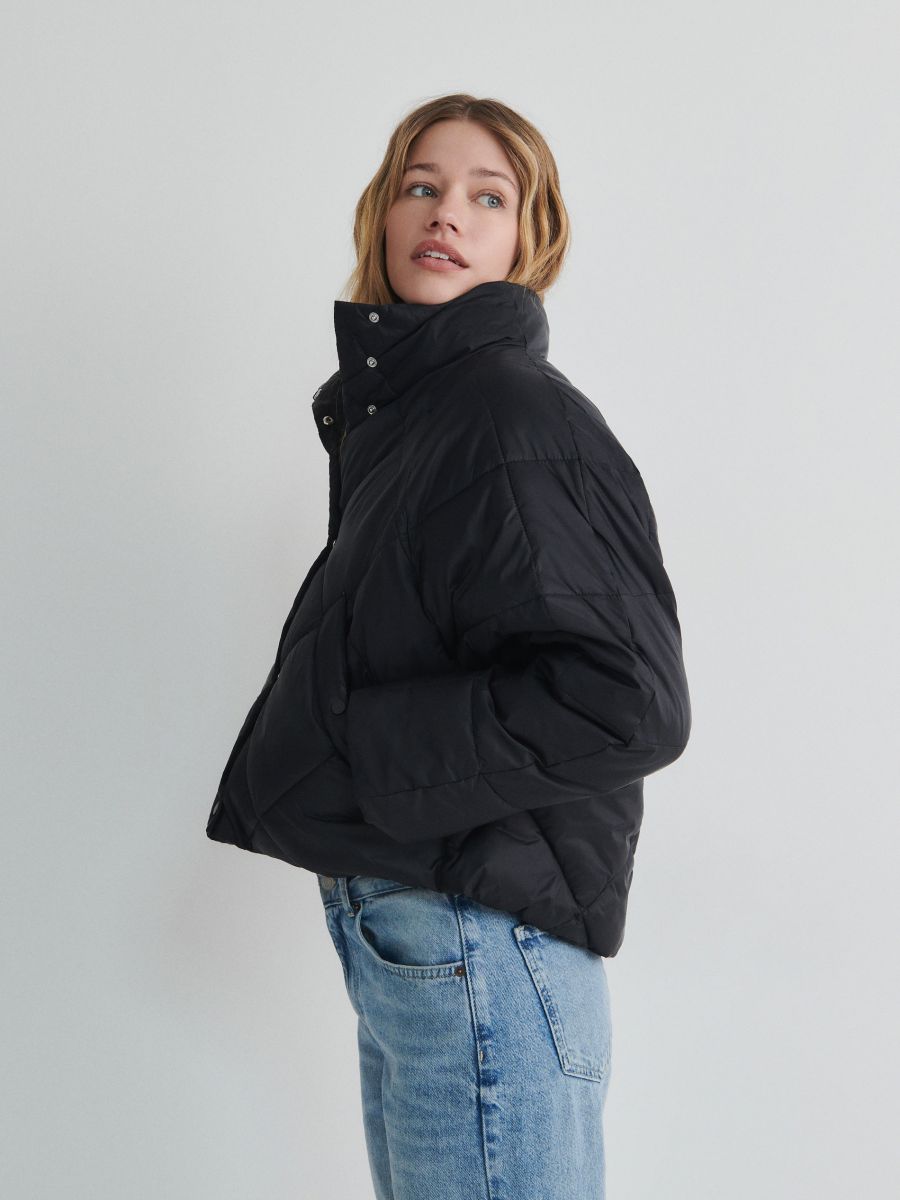Steppjacke - schwarz - RESERVED - 3
