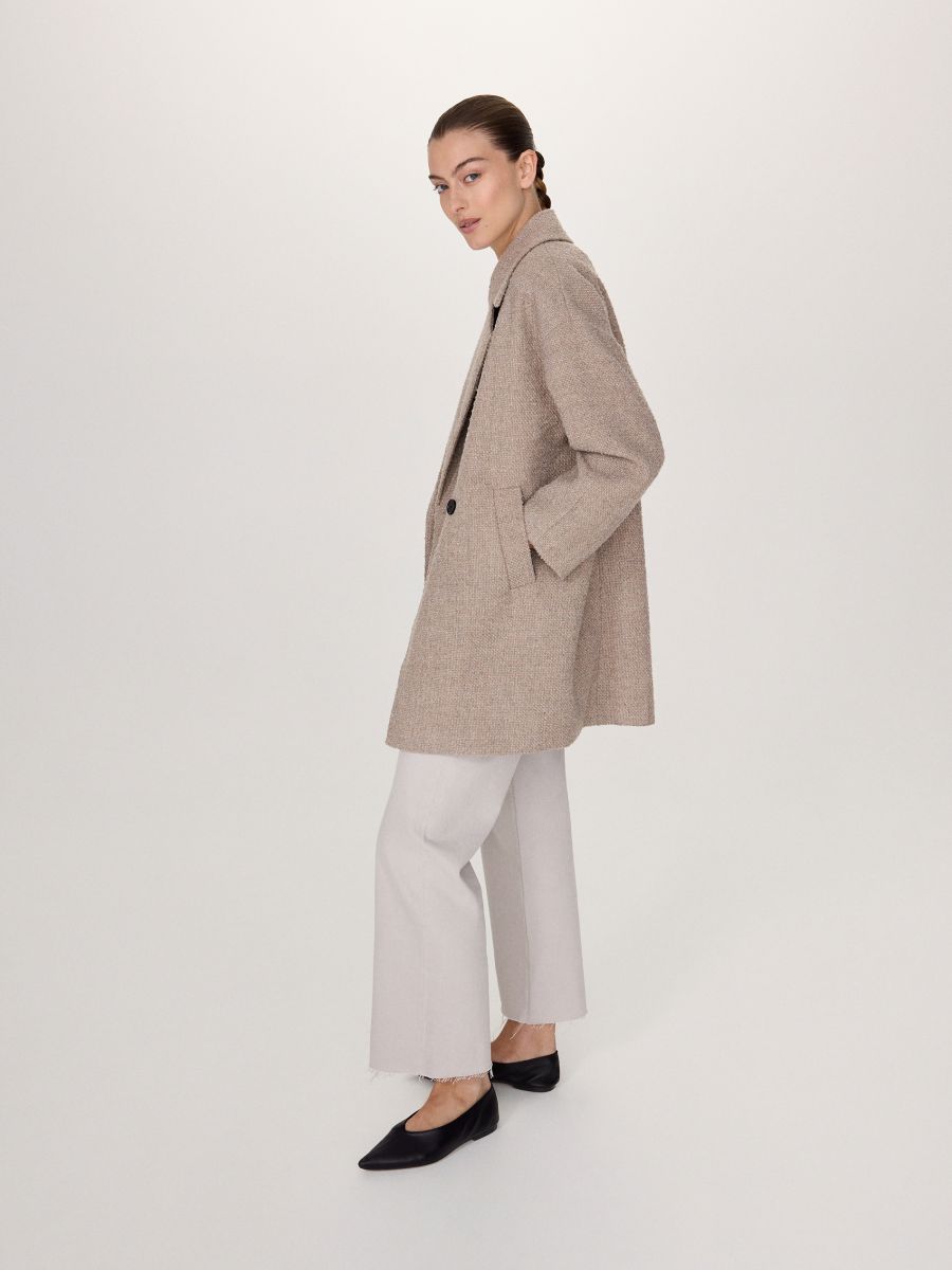 LADIES` COAT - nude - RESERVED - 3