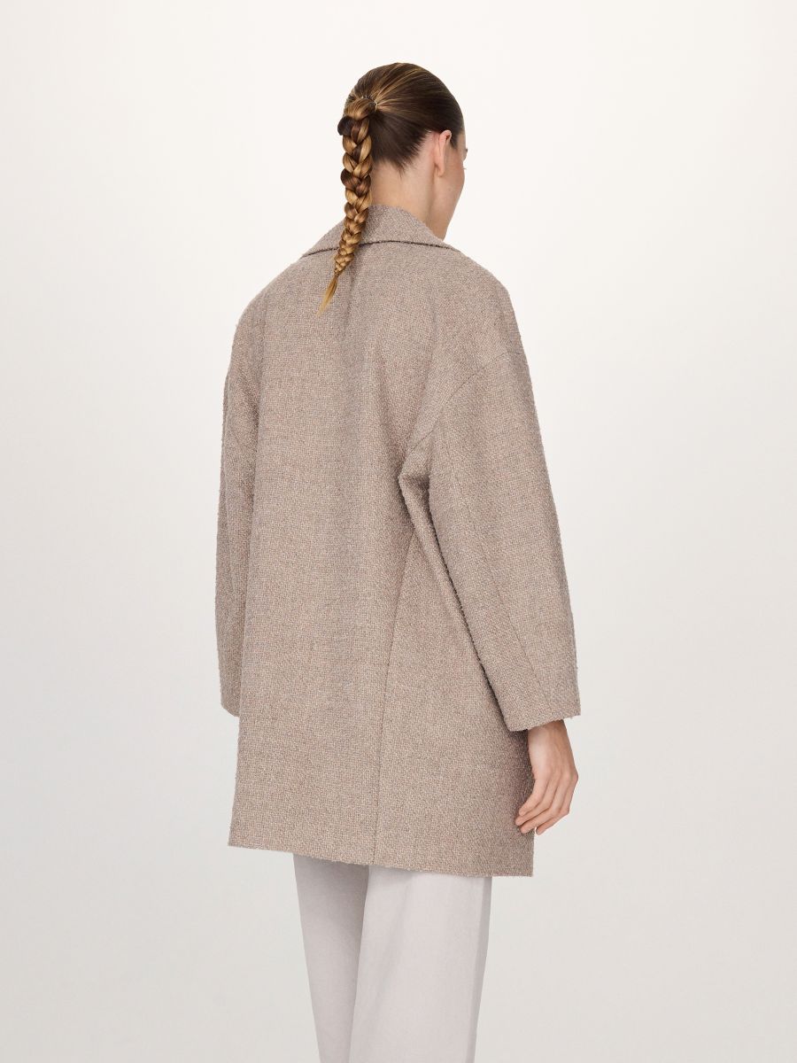 LADIES` COAT - nude - RESERVED - 4