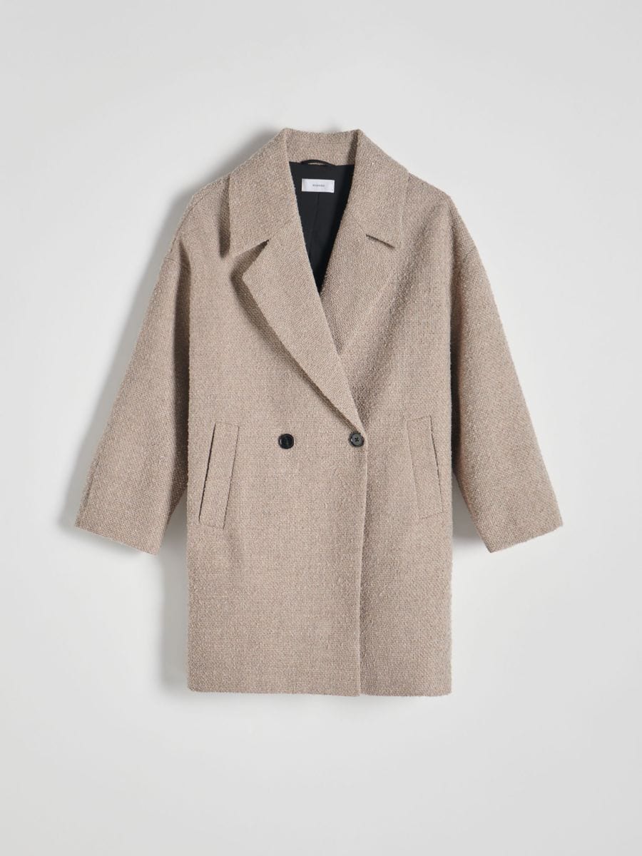 LADIES` COAT - nude - RESERVED - 5