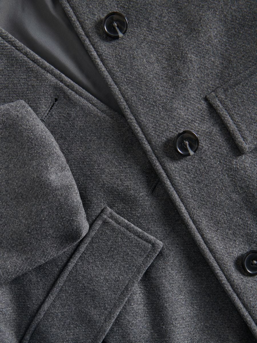 LADIES` OUTER JACKET - mid grey - RESERVED - 7