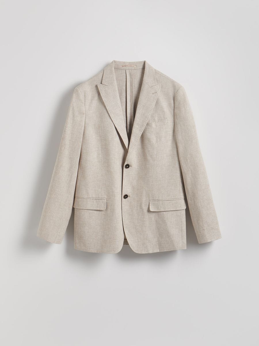 MEN`S BLAZER - beige - RESERVED