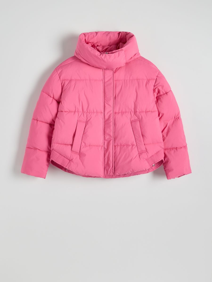 Jacke mit kontrastierenden Einsätzen - pink - RESERVED - 7