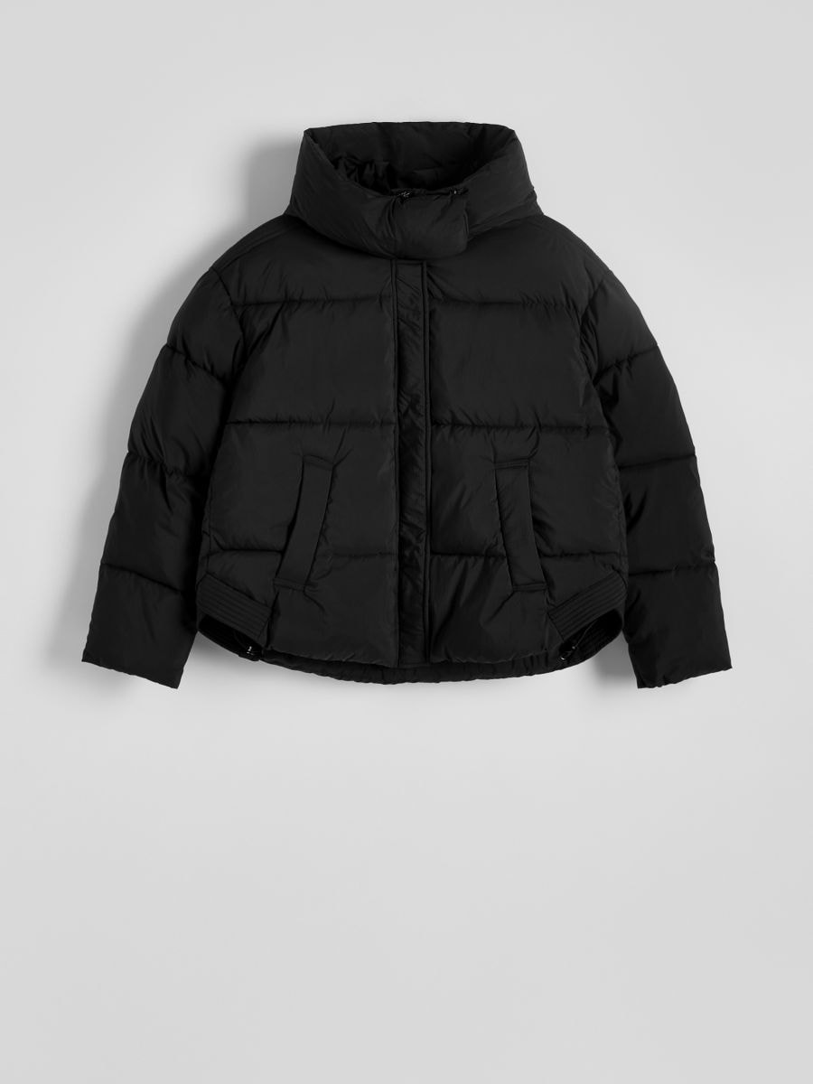 Quilted jacket with hood - black - RESERVED - 5