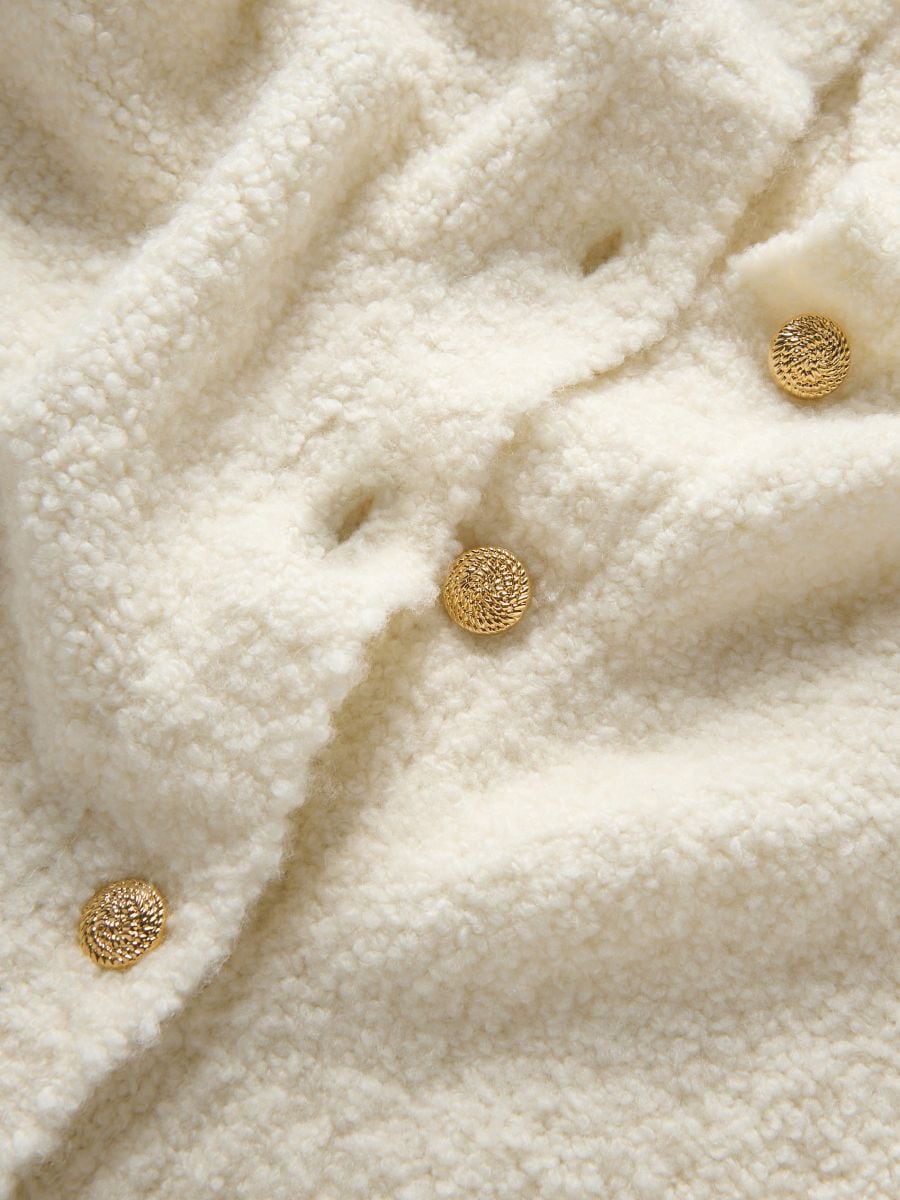 LADIES` SWEATER - cream - RESERVED - 5