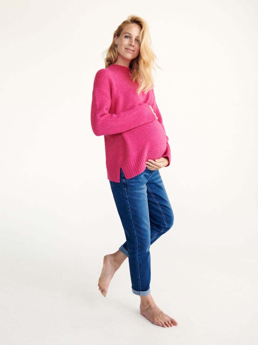 Pullover mit Wolle - pink - RESERVED - 5