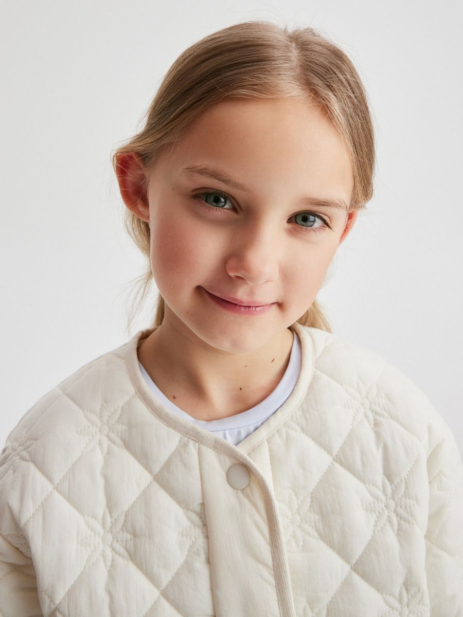 Quilted jacket - cream - RESERVED - 2