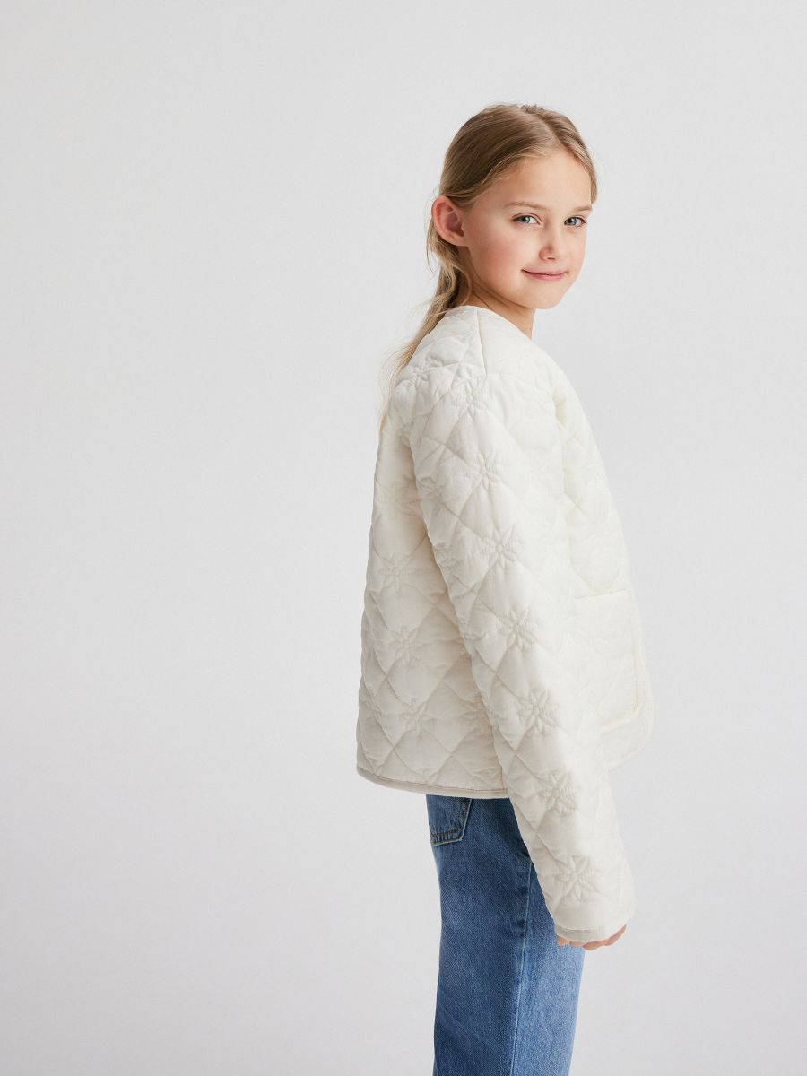 Quilted jacket - cream - RESERVED - 5