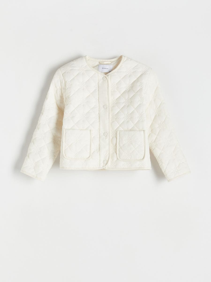 Quilted jacket - cream - RESERVED - 2