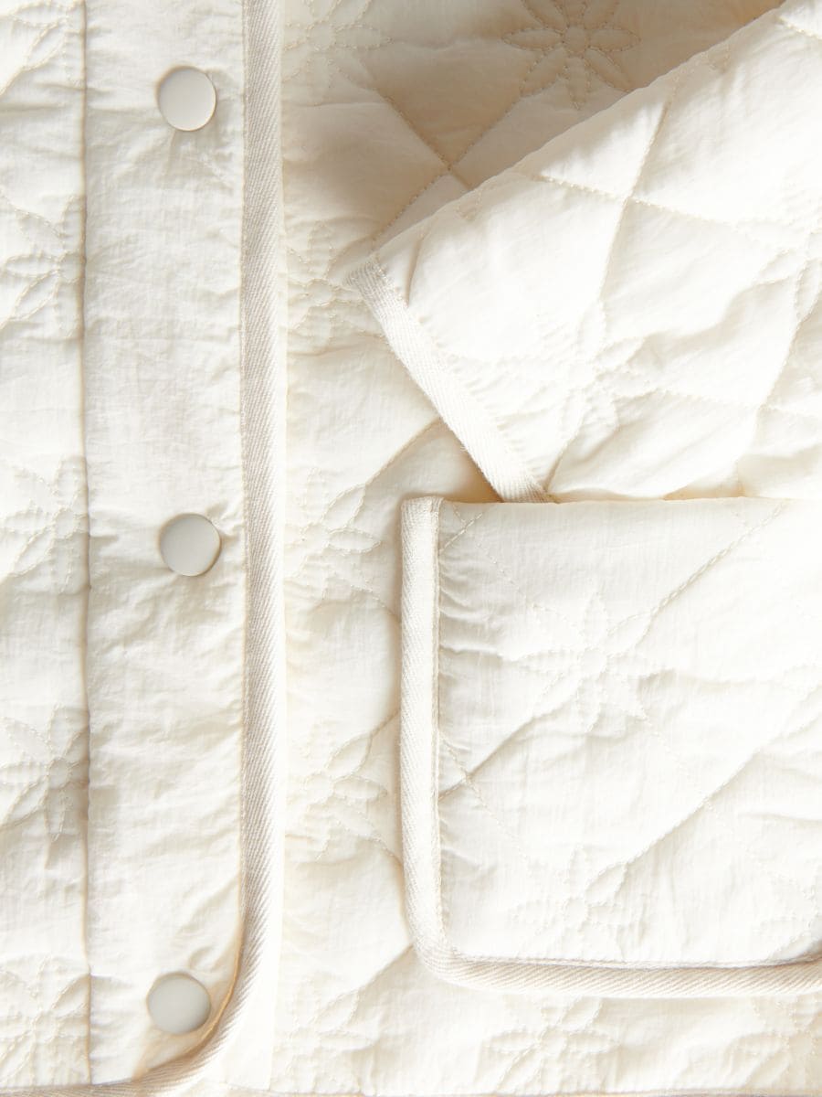 Quilted jacket - cream - RESERVED - 4