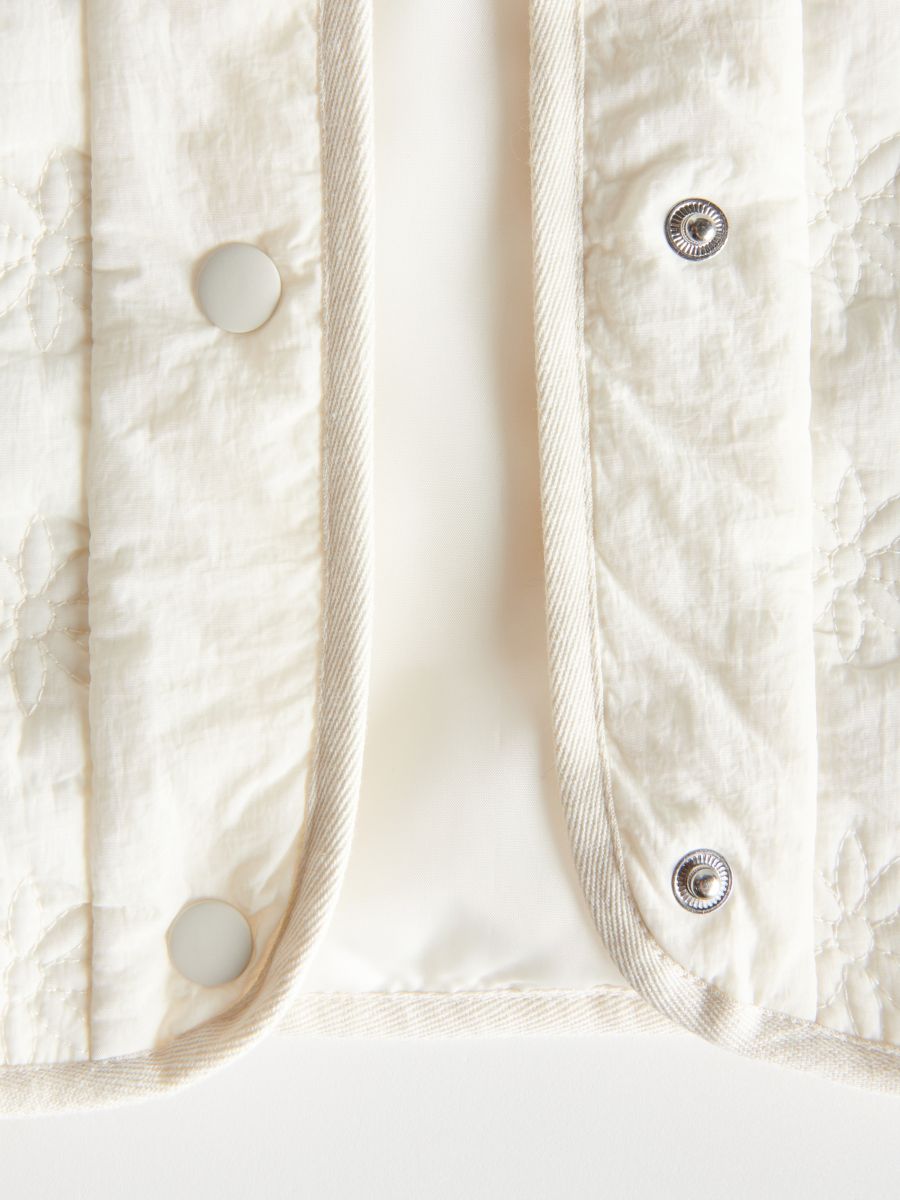 Quilted jacket - cream - RESERVED - 5