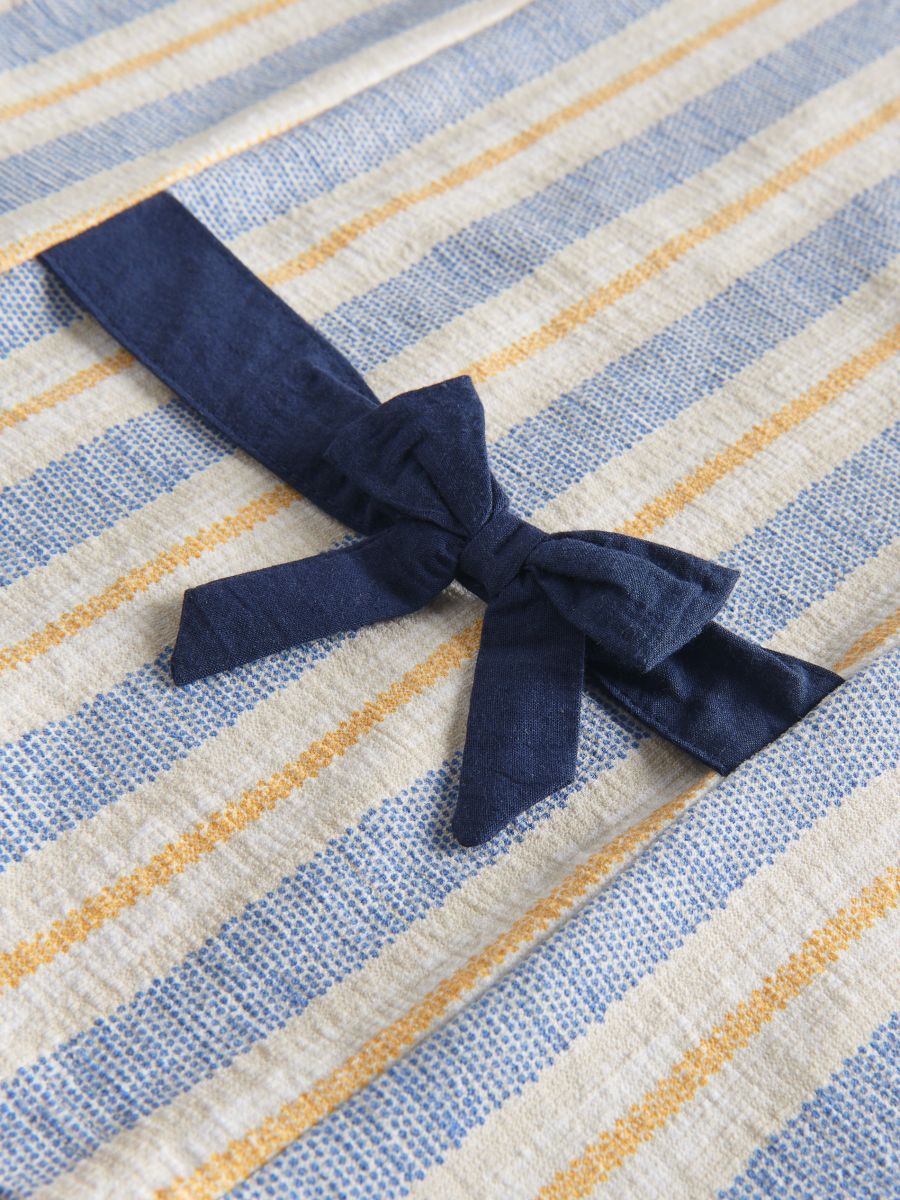 Blouse with a bow - white - RESERVED - 3