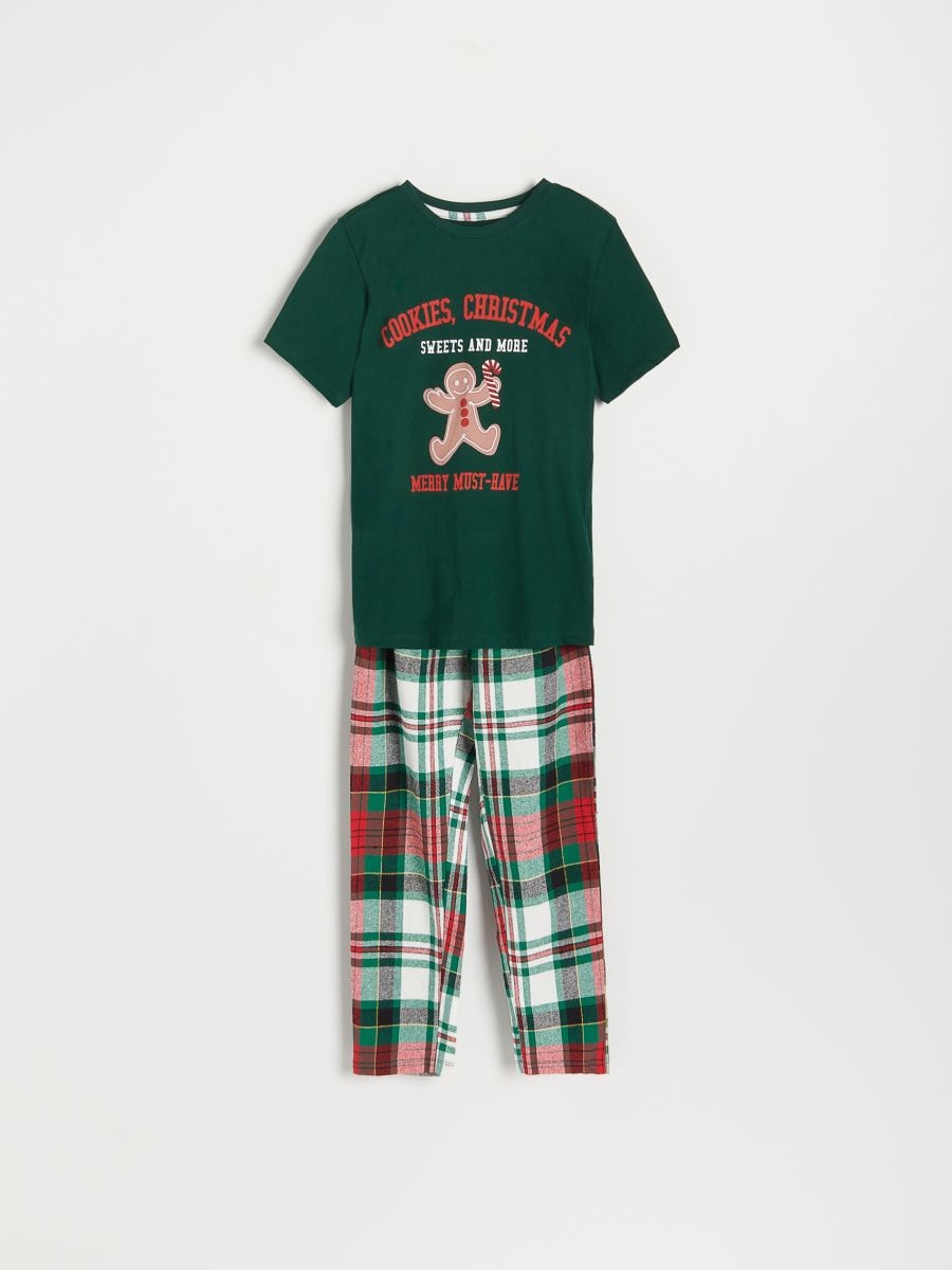 maintain Psychiatry Credentials Set de pijamale pentru Crăciun cu imprimeu, RESERVED, 9688S-79X