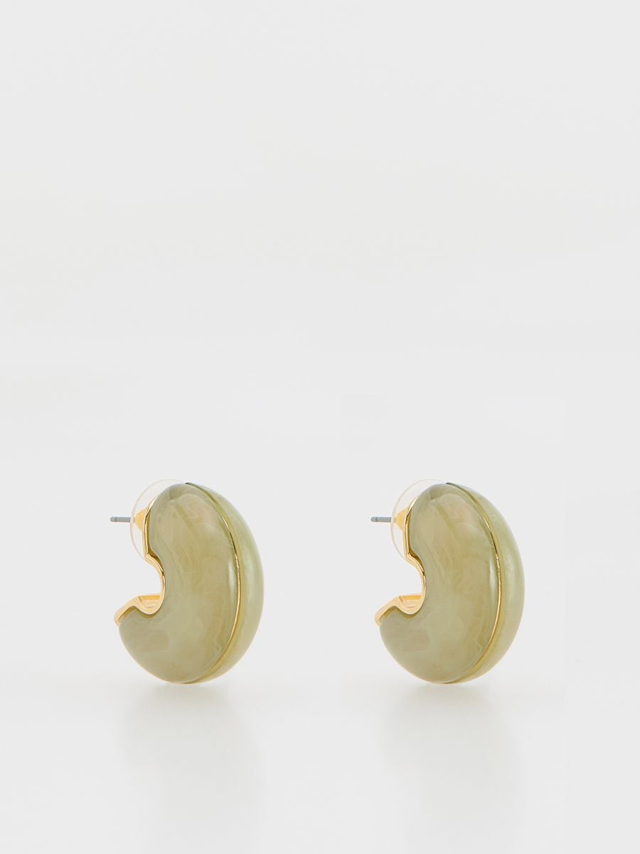 Circular drop earrings - multicolor - RESERVED - 3