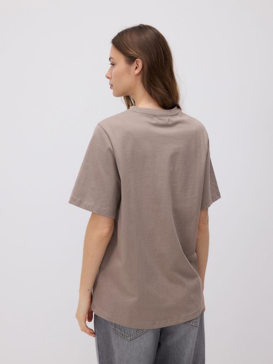 T-shirt with print - brown - RESERVED - 5