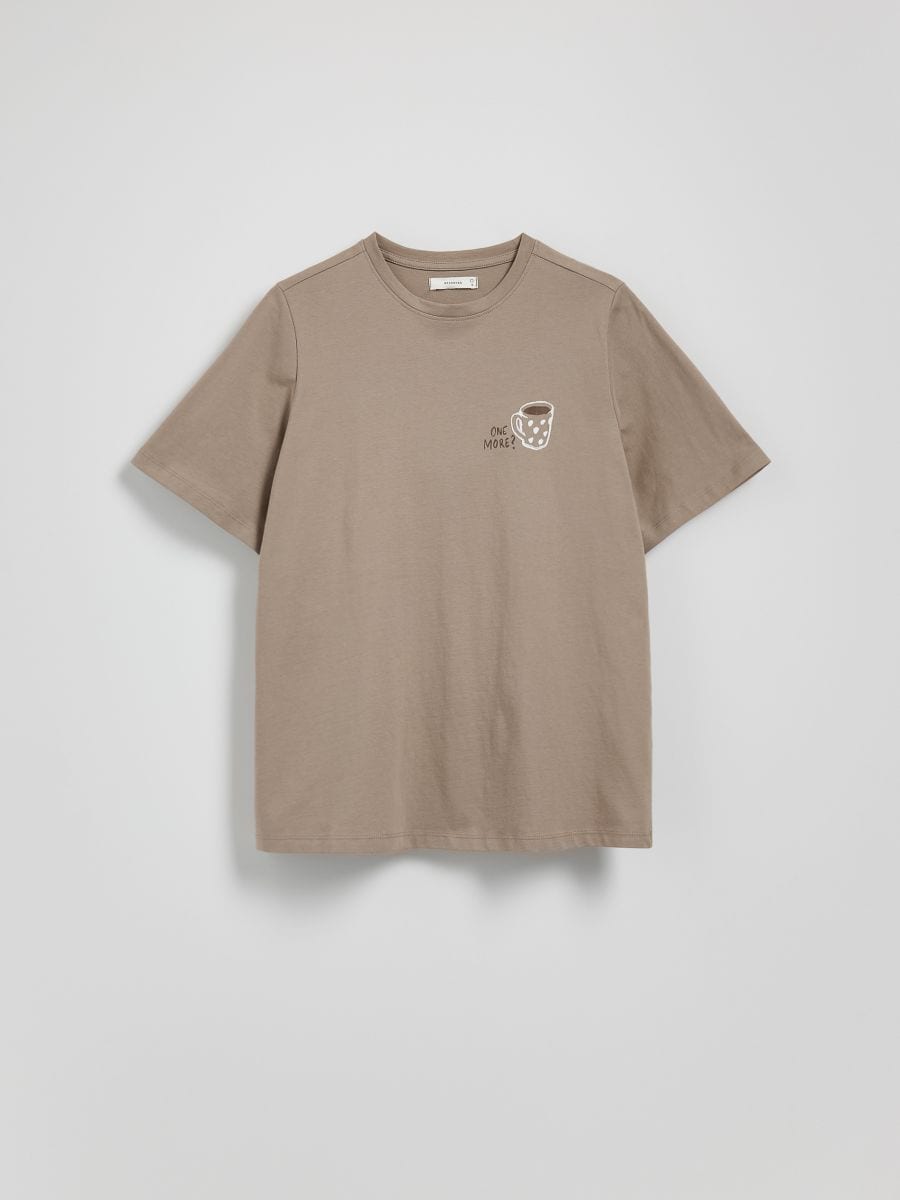 T-shirt with print - brown - RESERVED - 6
