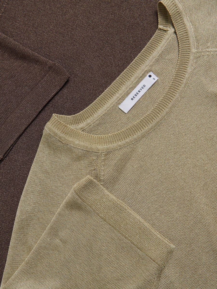 Viscose blend blouse - brown - RESERVED - 6