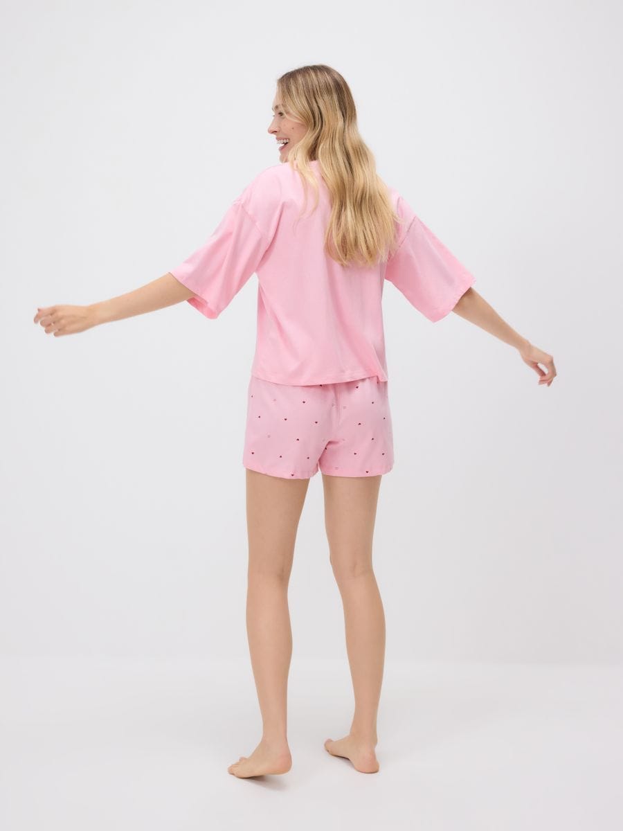 Zweiteiliges Pyjama-Set - pink - RESERVED - 4