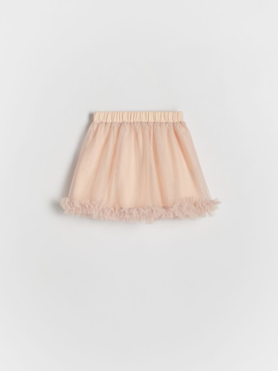 Gonna in tulle - beige - RESERVED