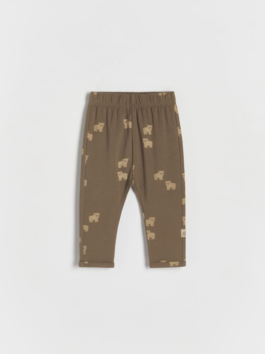 Hose aus Baumwolle, 2er-Pack - beige - RESERVED - 2