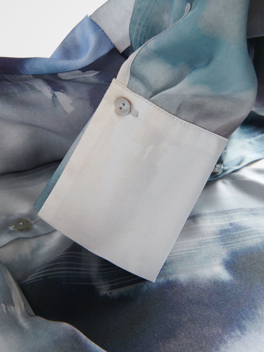 Overhemd met dessin - meerkleurig - RESERVED - 4