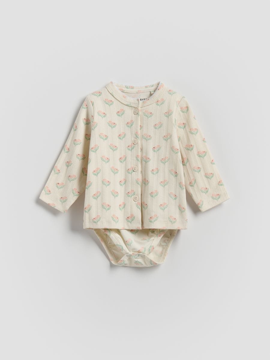 Ensemble en coton majoritaire - crème - RESERVED - 2