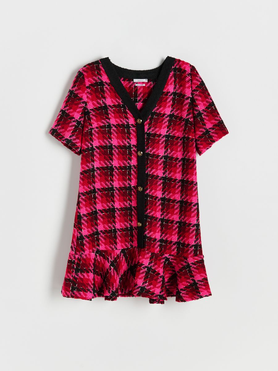 Tweed mini dress Color multicolor - RESERVED - 9749O-MLC