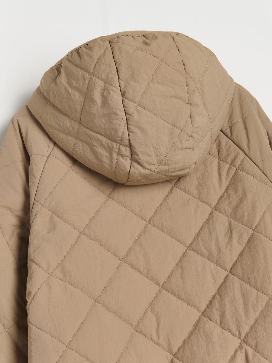 Reversible jacket with hood - beige - RESERVED - 3