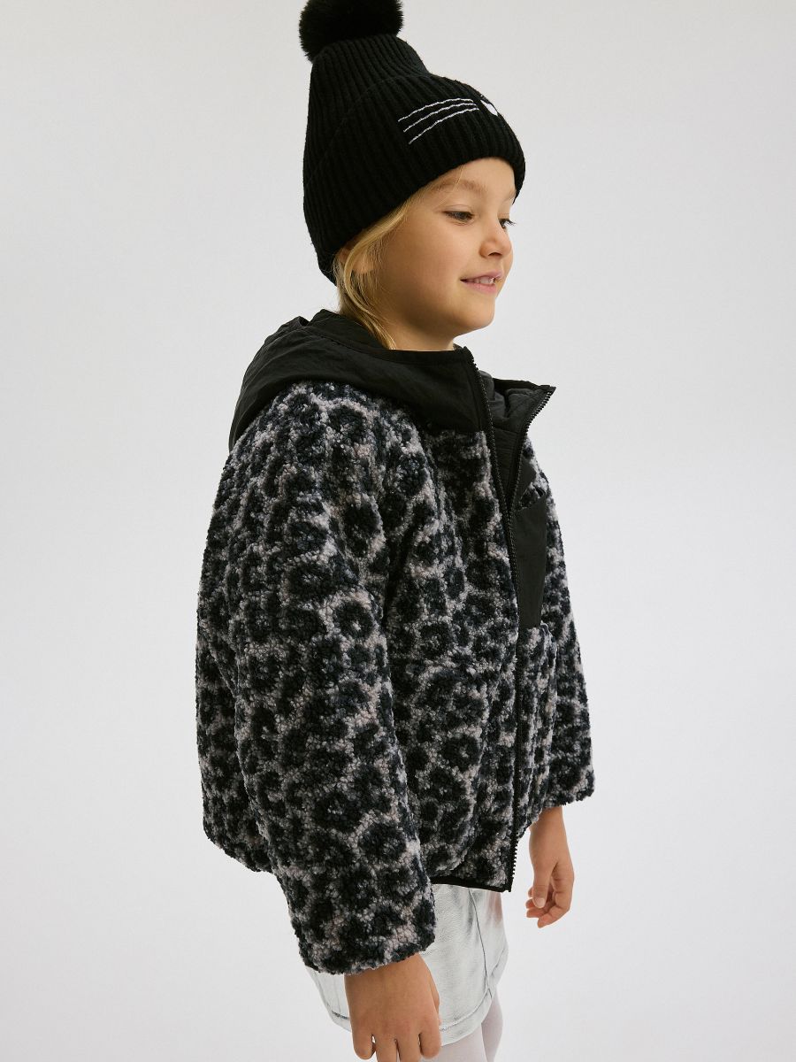 Reversible jacket with hood - black - RESERVED - 2