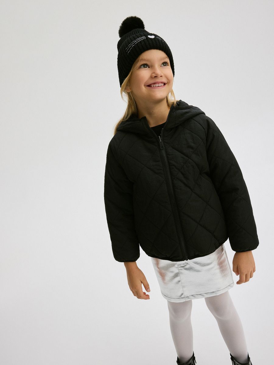 Reversible jacket with hood - black - RESERVED - 6